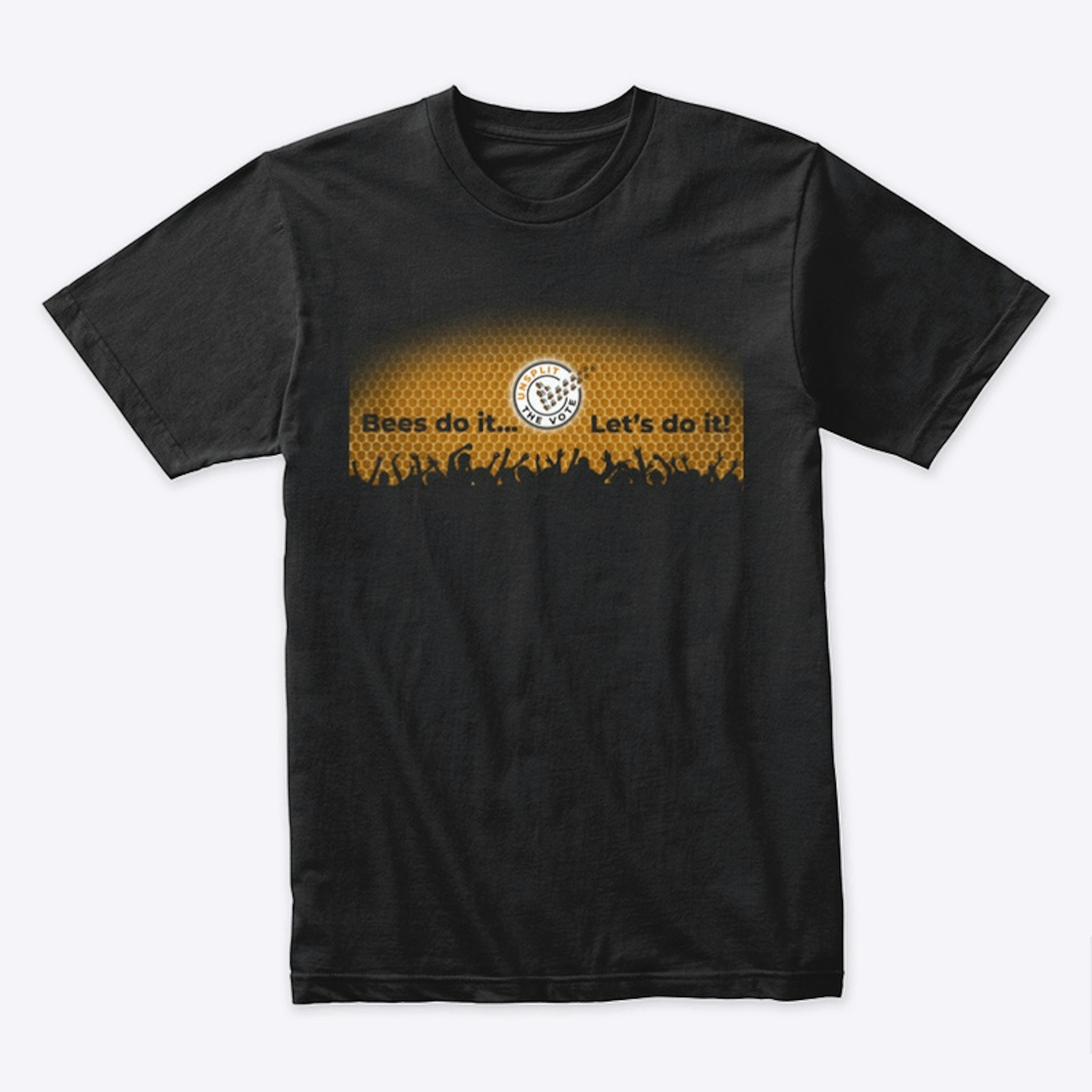 Black honeybee ravers premium T-shirt